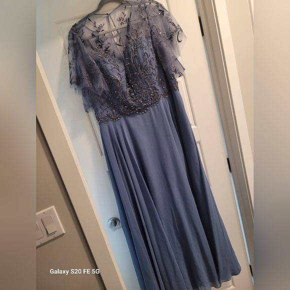 BLUE MARSONI DRESS SIZE 18 - Picture 3 of 6